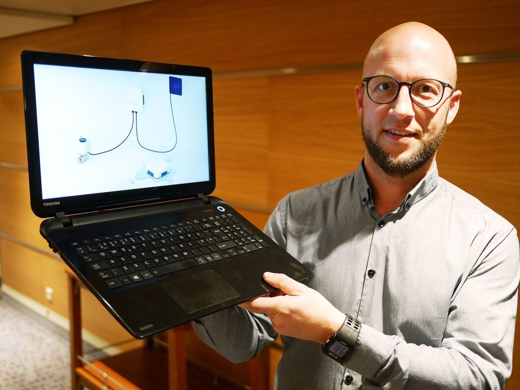 Torbjørn Holden Søgaard i SmartGuard AS, som er søsterselskapet til Senas AS. Foto: Stian Sønsteng Torbjørn Holden Søgaard i SmartGuard AS, som er søsterselskapet til Senas AS. Foto: Stian Sønsteng