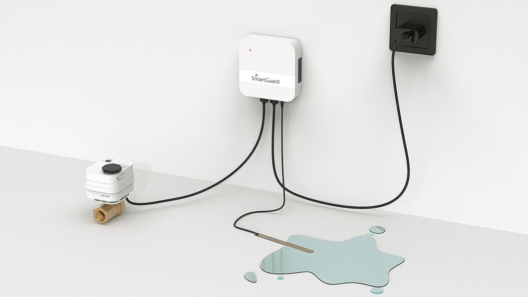 SmartGuard er en norskutviklet og smart lekkasjestopper, som kommer i salg første del av 2019. Foto: SmartGuard. SmartGuard er en norskutviklet og smart lekkasjestopper, som kommer i salg første del av 2019. Foto: SmartGuard.