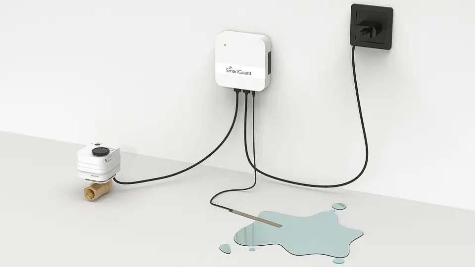 SmartGuard er en norskutviklet og smart lekkasjestopper, som kommer i salg første del av 2019. Foto: SmartGuard. SmartGuard er en norskutviklet og smart lekkasjestopper, som kommer i salg første del av 2019. Foto: SmartGuard.