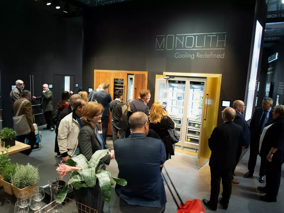 Monolith er et sortiment store skap fra Liebherr som allerede er for salg i USA, og kommer til Norden i 2019. Foto: Ola Larsson.