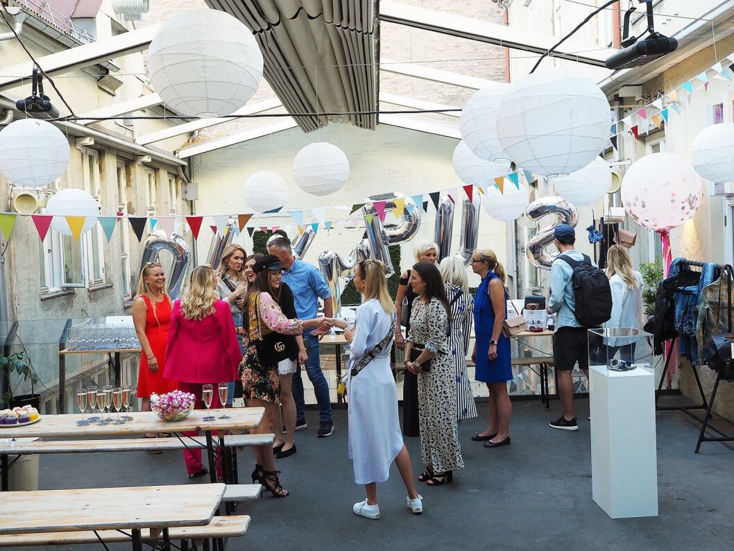 Fra Olympus' sommerfest i Oslo den 7. juni. Foto: Olympus Fra Olympus' sommerfest i Oslo den 7. juni. Foto: Olympus