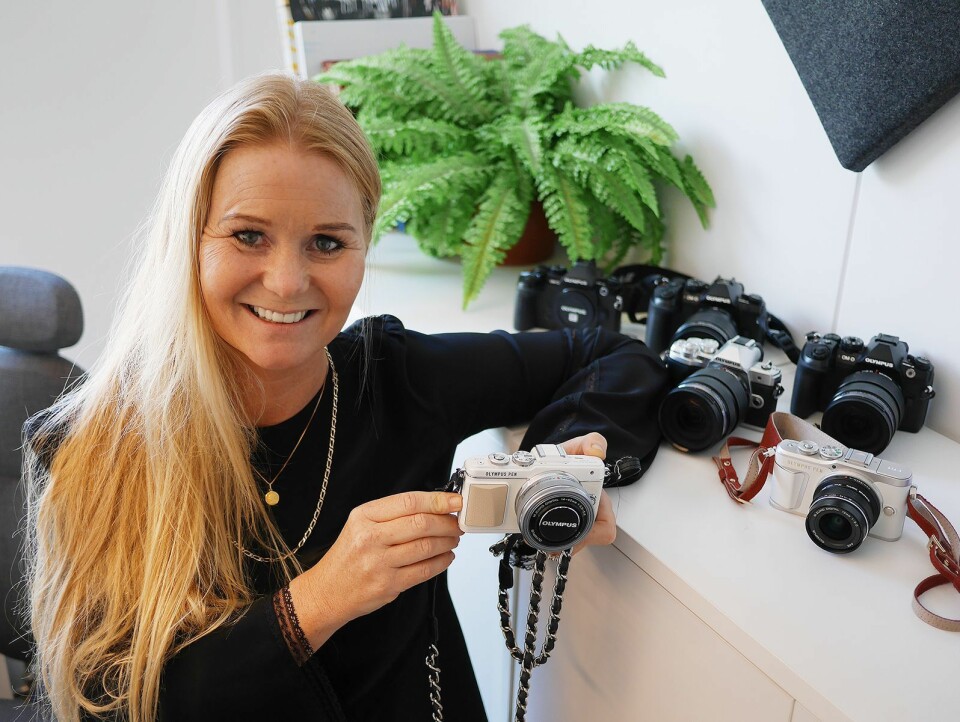 Annika Johansen er nordisk nøkkelkundesjef i Olympus. Foto: Stian Sønsteng.