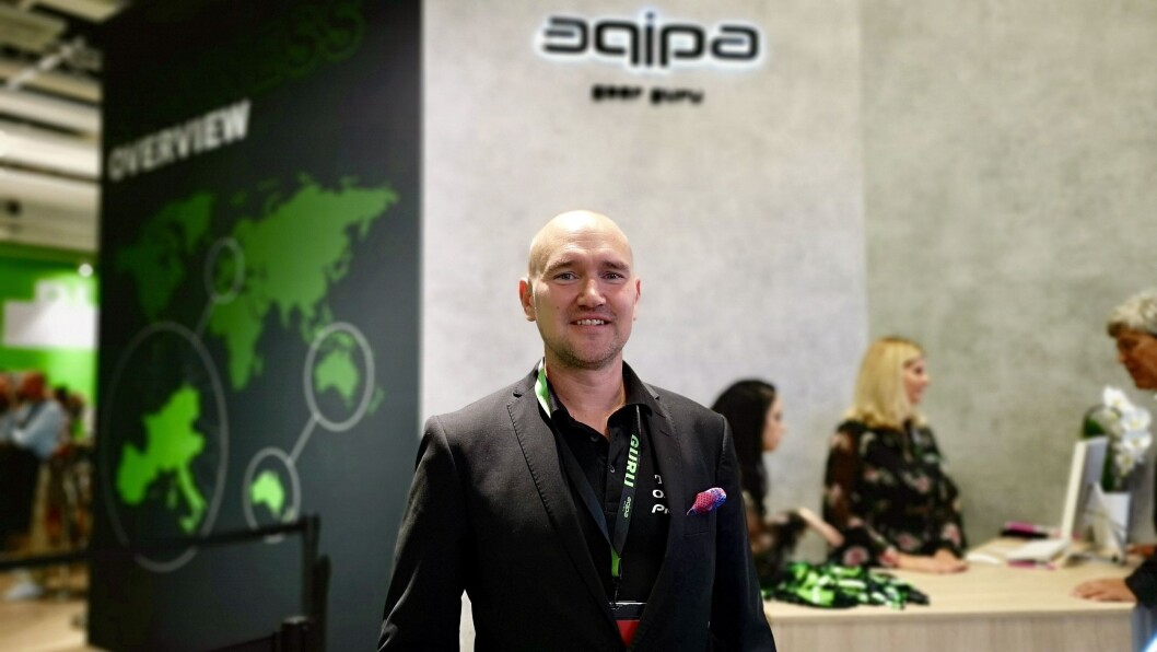 Johan Niininen, nordisk produktsjef i Pioneer & Onkyo, ser fram til å bli en del av Aqipa-familien. Foto: Marte Ottemo. Johan Niininen, nordisk produktsjef i Pioneer & Onkyo, ser fram til å bli en del av Aqipa-familien. Foto: Marte Ottemo.