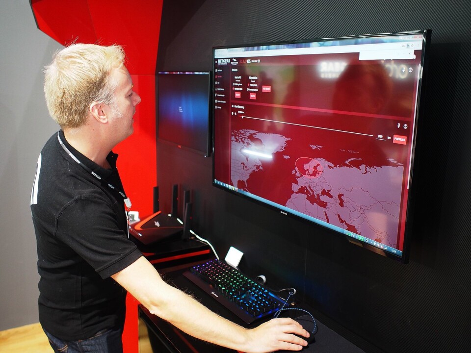 På et kart kan brukeren begrense nedslagsfeltet til ruteren. Foto: Jan Røsholm