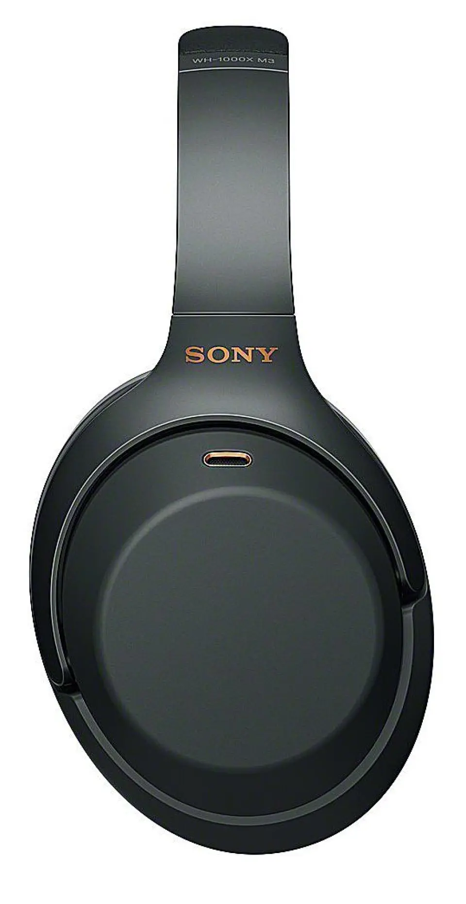 Den sorte versjonen av WH-1000MX3 har fått detaljer i gull. Foto: Sony. Den sorte versjonen av WH-1000MX3 har fått detaljer i gull. Foto: Sony.