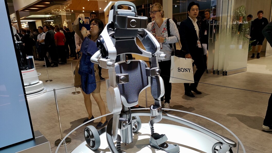 LG Cloi SuitBot. Foto: Marte Ottemo. LG Cloi SuitBot. Foto: Marte Ottemo.