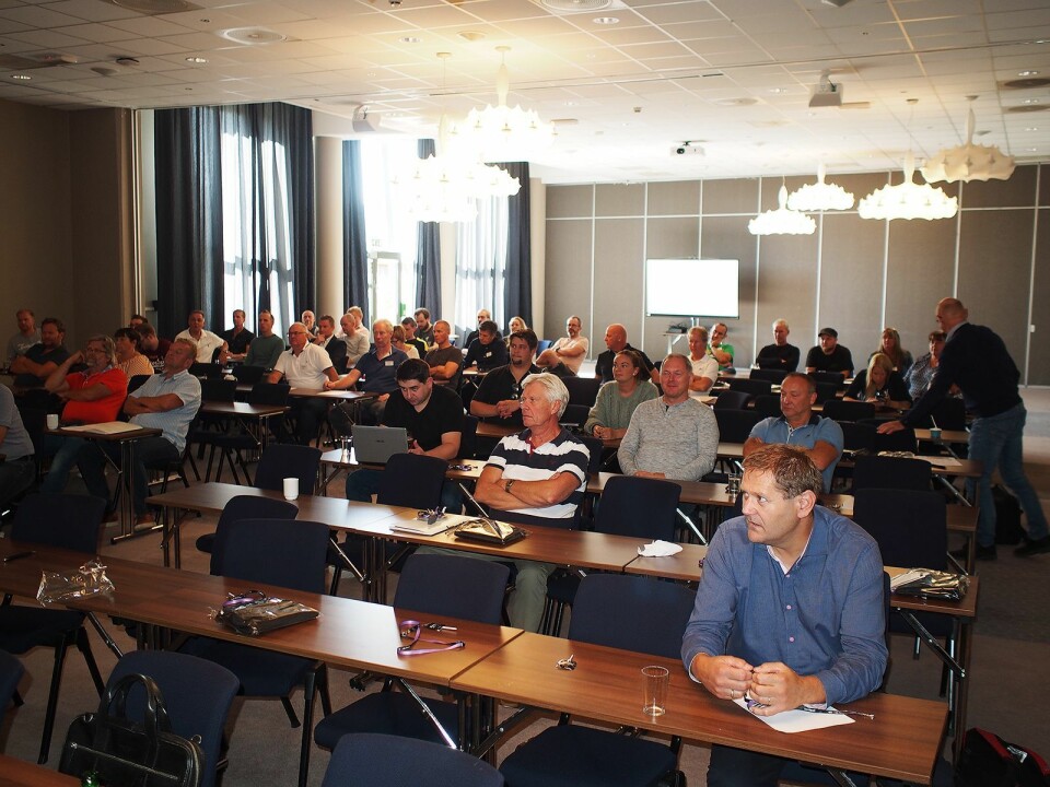 Noen av de 160 deltakerne som deltok på Elescos høstmøte i Tønsberg. Foto: Jan Røsholm.