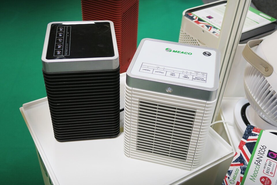 MeacoHeat, vifteovn med bevegelsessensor. 1.300,- Foto: Cathrine Pedersen