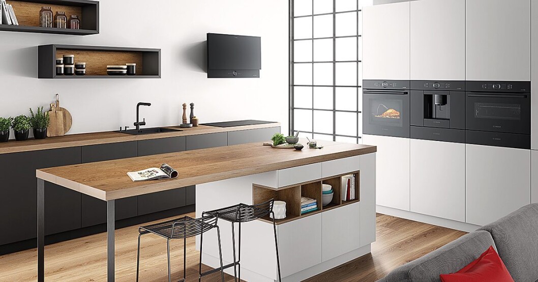 Bosch har fått nytt design på noen av sine kjøkkenprodukter, og serien heter Black Carbon. Foto: BSH. Bosch har fått nytt design på noen av sine kjøkkenprodukter, og serien heter Black Carbon. Foto: BSH.
