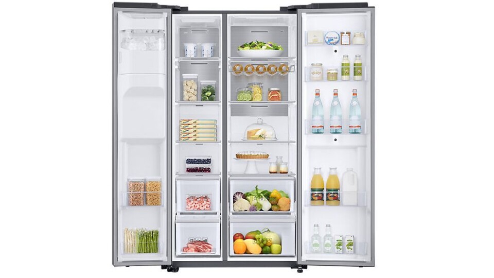 Samsung Family Hub RS68N8941SL er kåret til «Årets hvitevare 2018/2019». Foto: Samsung.