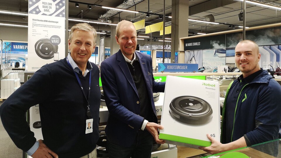 500.000 SOLGTE ROBOTSTØVSUGERE