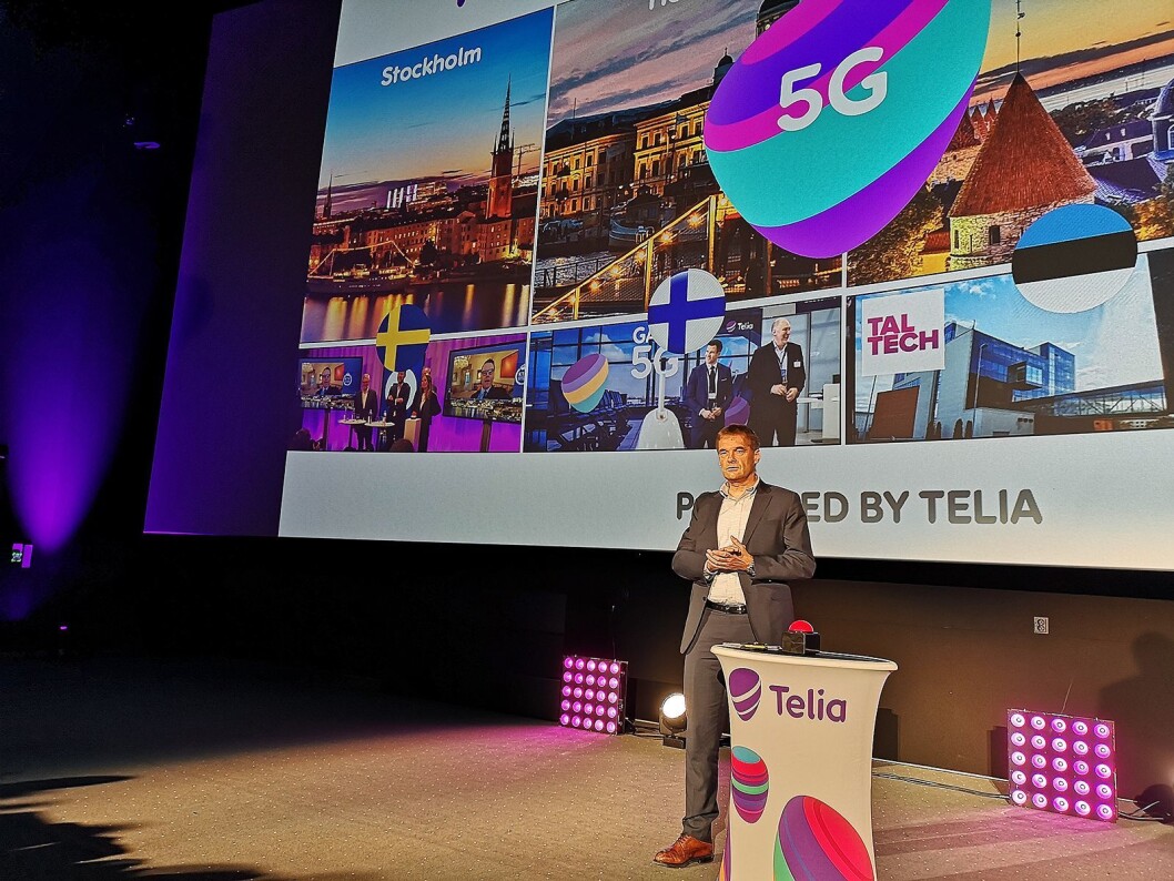 Telia-sjef Abraham Foss vil bygge 5G-nettet der kundene er. Foto: Marte Ottemo Telia-sjef Abraham Foss vil bygge 5G-nettet der kundene er. Foto: Marte Ottemo
