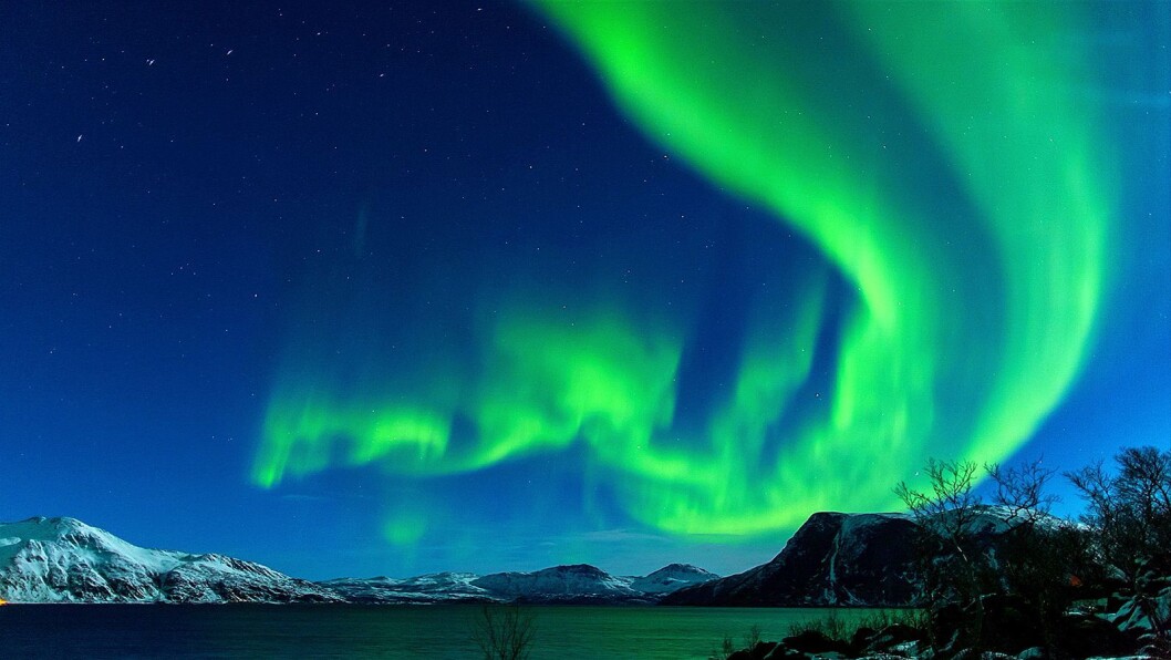 Nordlyset fanget i Tromsø var utgangspunkt for komposisjonen «The Sound of Light», der den kunstige intelligensen i Huawei Mate 20 Pro ble brukt til å gjøre om lys til lyd. Bildet er ikke tatt med en Huawei-enhet. Foto: Kjetil Skogli. Nordlyset fanget i Tromsø var utgangspunkt for komposisjonen «The Sound of Light», der den kunstige intelligensen i Huawei Mate 20 Pro ble brukt til å gjøre om lys til lyd. Bildet er ikke tatt med en Huawei-enhet. Foto: Kjetil Skogli.