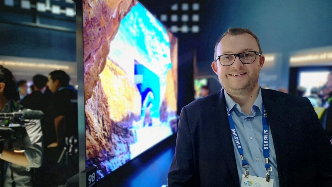 Produktsjef i Samsung, Knut Eirik Rørnes. Foto: Marte Ottemo. Produktsjef i Samsung, Knut Eirik Rørnes. Foto: Marte Ottemo.