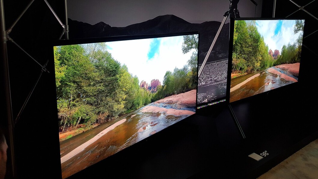 Sony lanserer to lcd-TVer med 8K HDR, i Master-serien. Foto: Jan Røsholm. Sony lanserer to lcd-TVer med 8K HDR, i Master-serien. Foto: Jan Røsholm.