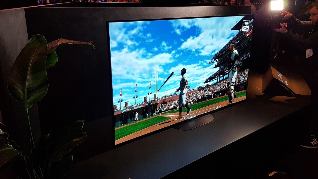 Sonys oled-TV på 77-tommer. Foto: Jan Røsholm. Sonys oled-TV på 77-tommer. Foto: Jan Røsholm.