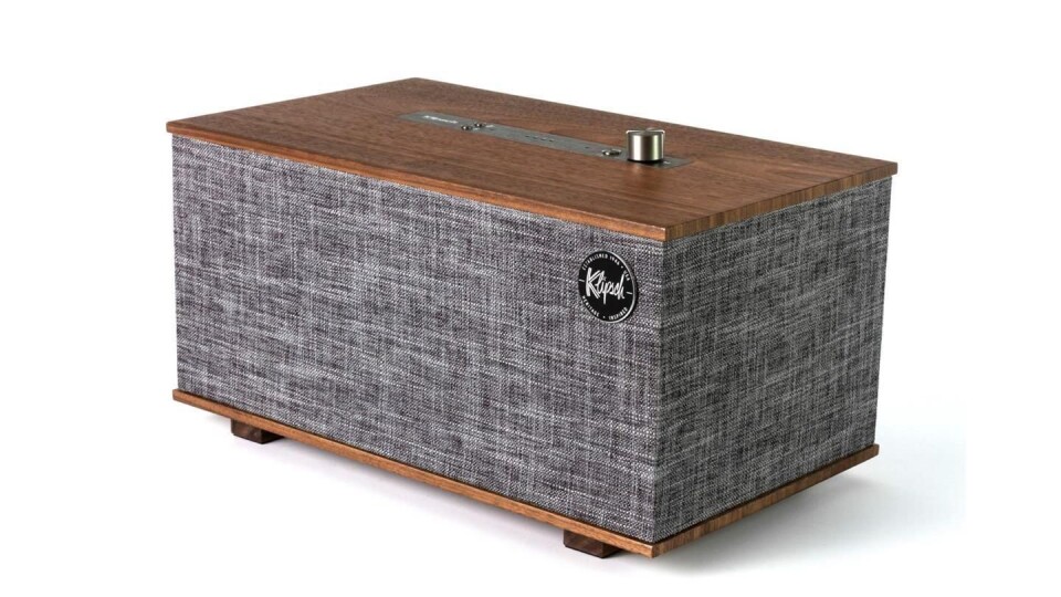 Høyttaleren The Three fra Klipsch med Google Assistant. Foto: Klipsch
