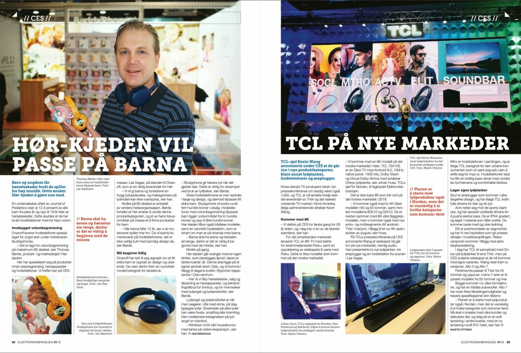 Artikkelen sto første gang på trykk i <a href="http://www.mypaper.se/html5/customer/248/12363/?page=58" target="_blank" rel="noopener">fagbladet Elektronikkbransjen nr. 1/2019</a>, som ble publisert 13. februar.