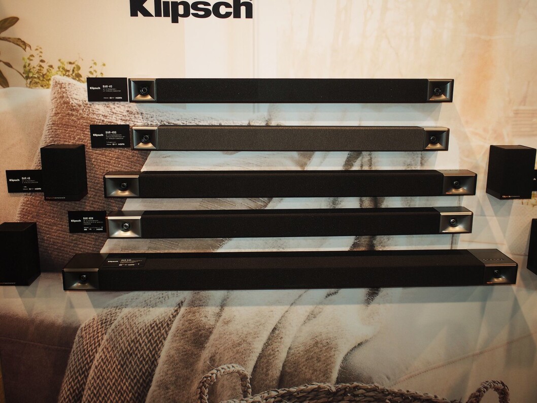 Klipsch lanserer en rekke nye lydplanker i mange ulike prisområder. Foto: Jan Røsholm. Klipsch lanserer en rekke nye lydplanker i mange ulike prisområder. Foto: Jan Røsholm.