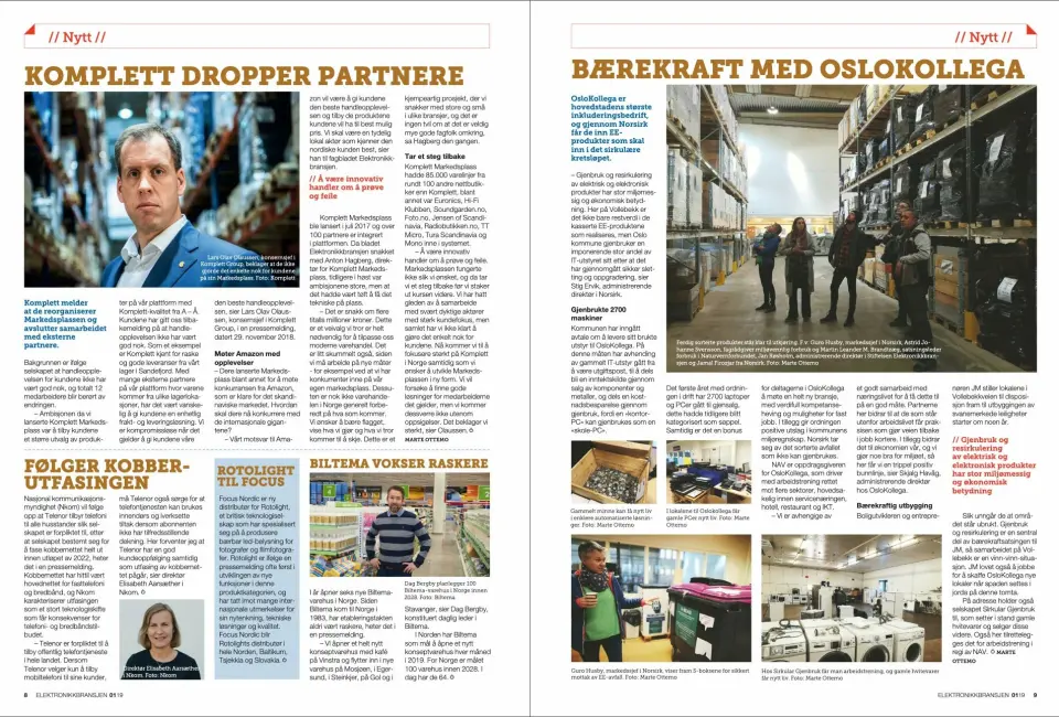 Artikkelen ble første gang publisert i papirutgaven av fagbladet Elektronikkbransjen nr. 1/2019, som ble distribuert 13. februar. Her kan du lese artikkelen og bla gjennom digitalutgaven av bladet. Artikkelen ble første gang publisert i papirutgaven av fagbladet Elektronikkbransjen nr. 1/2019, som ble distribuert 13. februar. Her kan du lese artikkelen og bla gjennom digitalutgaven av bladet.