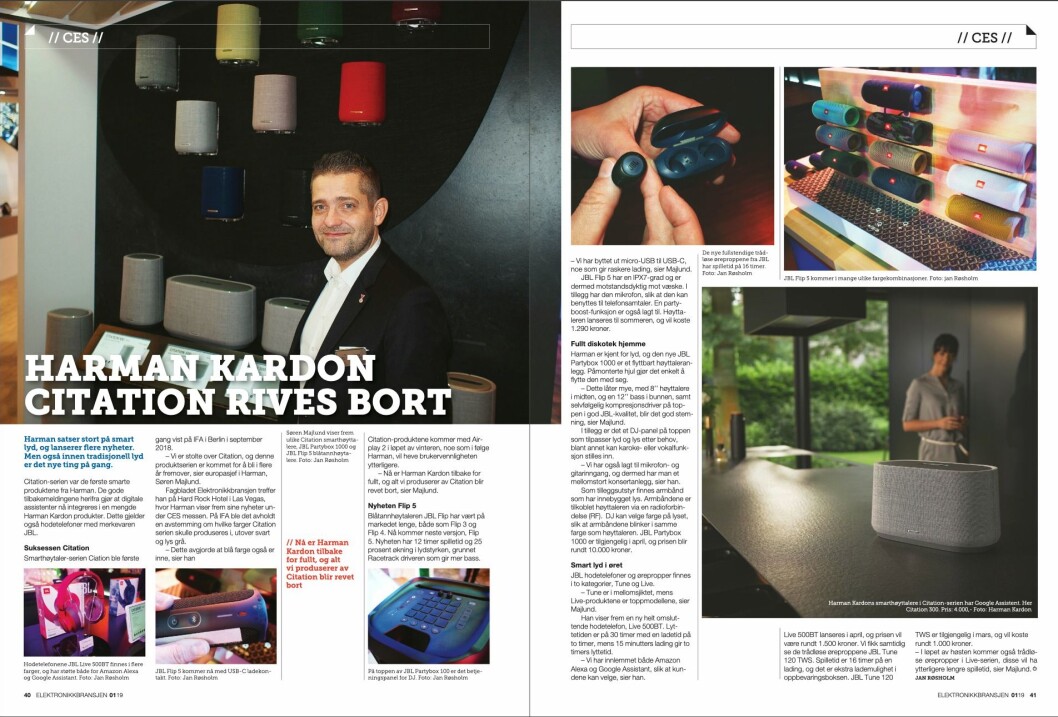 Artikkelen ble første gang publisert i papirutgaven av fagbladet Elektronikkbransjen nr. 1/2019, som ble distribuert 13. februar. <a href="http://www.mypaper.se/html5/customer/248/12363/?page=40" target="_blank" rel="noopener">Her kan du lese artikkelen</a> og bla gjennom digitalutgaven av bladet. Artikkelen ble første gang publisert i papirutgaven av fagbladet Elektronikkbransjen nr. 1/2019, som ble distribuert 13. februar. <a href="http://www.mypaper.se/html5/customer/248/12363/?page=40" target="_blank" rel="noopener">Her kan du lese artikkelen</a> og bla gjennom digitalutgaven av bladet.