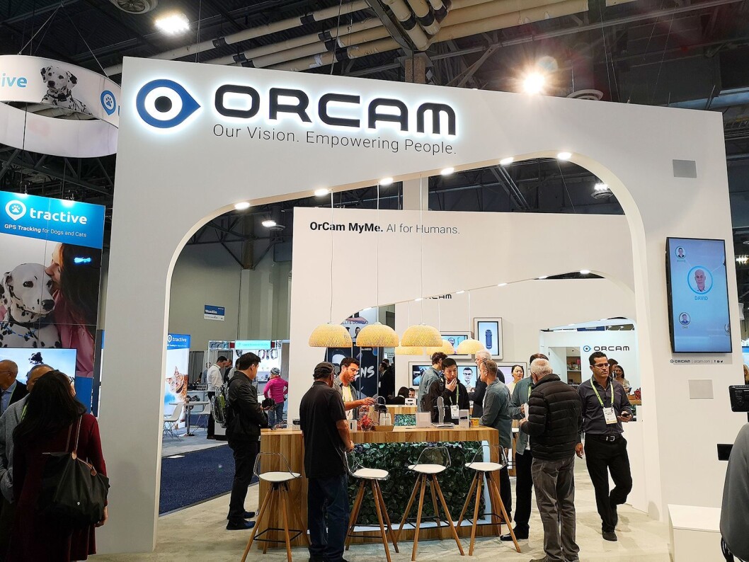 OrCams stand på CES-messen i Las Vegas var godt besøkt. Foto: Marte Ottemo. OrCams stand på CES-messen i Las Vegas var godt besøkt. Foto: Marte Ottemo.