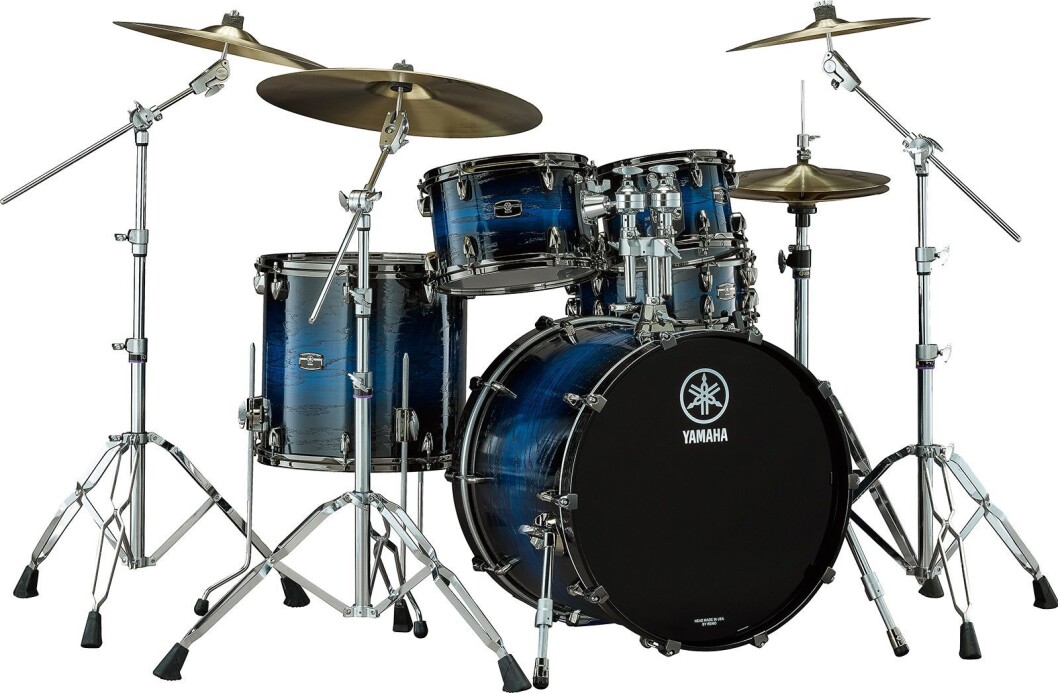 Trommesetteene i den nye Yamaha Live Custom Hybrid Oak-serien er i øvre sjikt, og kommer i handelen i vår. Foto: Yamaha. Trommesetteene i den nye Yamaha Live Custom Hybrid Oak-serien er i øvre sjikt, og kommer i handelen i vår. Foto: Yamaha.