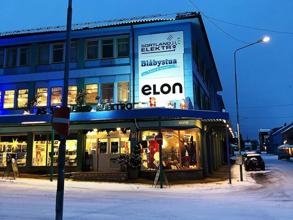 Sortland Elektro AS markedsfører nå butikken sin under Elon-navnet. Foto: Elon.