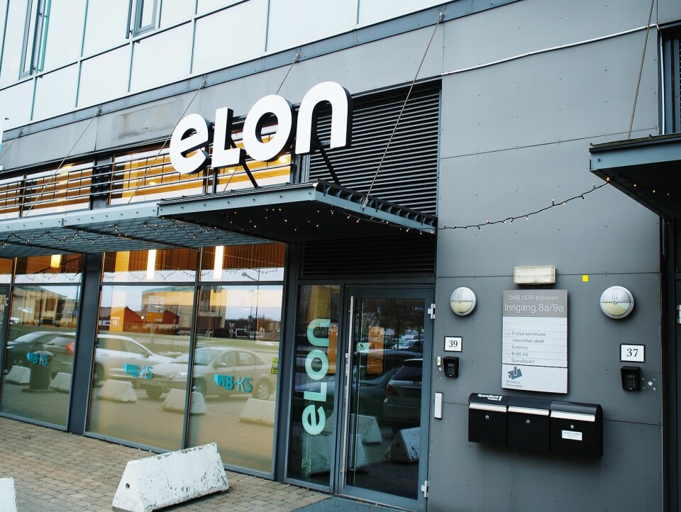 Hovedkontoret til Elon Norge AS ligger i Fredrikstad. Foto: Elon.