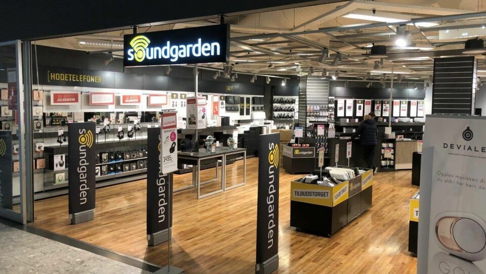 Soundgardens forretning i Ski storsenter. Det er ennå ikke avklart om hvilke av de 15 butikkene som drives videre, med Fnky AS på eiersiden. Foto: Soundgarden.no AS