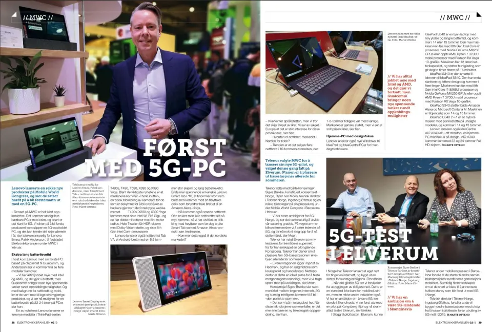 Artikkelen ble første gang publisert i papirutgaven av fagbladet Elektronikkbransjen nr. 2/2019, som ble distribuert 10. april. Her kan du lese artikkelen og bla gjennom digitalutgaven av bladet. Du kan lese alle utgaver av bladet digitalt, fra og med nr. 1/1937, på elektronikkbransjen.no/historiskarkiv. Artikkelen ble første gang publisert i papirutgaven av fagbladet Elektronikkbransjen nr. 2/2019, som ble distribuert 10. april. Her kan du lese artikkelen og bla gjennom digitalutgaven av bladet. Du kan lese alle utgaver av bladet digitalt, fra og med nr. 1/1937, på elektronikkbransjen.no/historiskarkiv.