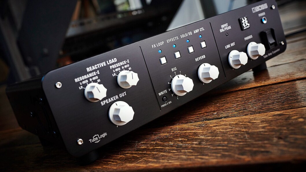 Boss Waza Tube Amp Expander har en innebygd forsterker på 100 watt. Foto: Roland. Boss Waza Tube Amp Expander har en innebygd forsterker på 100 watt. Foto: Roland.
