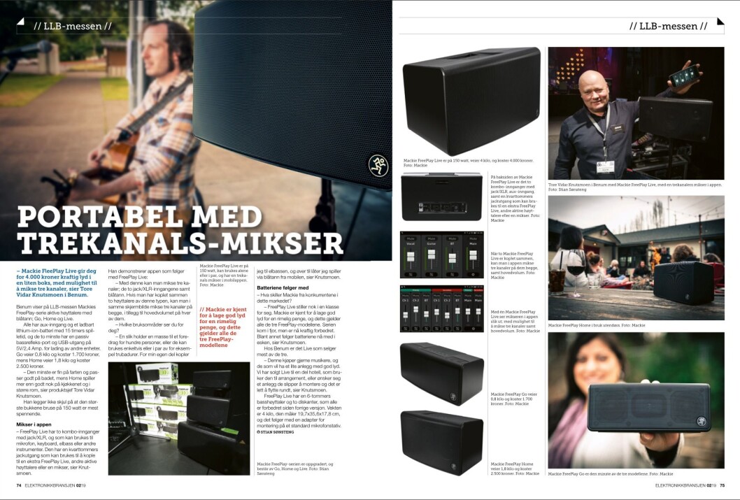 Artikkelen ble første gang publisert i papirutgaven av fagbladet Elektronikkbransjen nr. 2/2019, som ble distribuert 10. april. <a href="http://www.mypaper.se/html5/customer/248/12428/?page=74" target="_blank" rel="noopener">Her kan du lese artikkelen</a> og bla gjennom digitalutgaven av bladet. Du kan lese alle utgaver av bladet digitalt, fra og med nr. 1/1937, på <a href="https://www.elektronikkbransjen.no/historiskarkiv" target="_blank" rel="noopener">elektronikkbransjen.no/historiskarkiv</a>. Artikkelen ble første gang publisert i papirutgaven av fagbladet Elektronikkbransjen nr. 2/2019, som ble distribuert 10. april. <a href="http://www.mypaper.se/html5/customer/248/12428/?page=74" target="_blank" rel="noopener">Her kan du lese artikkelen</a> og bla gjennom digitalutgaven av bladet. Du kan lese alle utgaver av bladet digitalt, fra og med nr. 1/1937, på <a href="https://www.elektronikkbransjen.no/historiskarkiv" target="_blank" rel="noopener">elektronikkbransjen.no/historiskarkiv</a>.