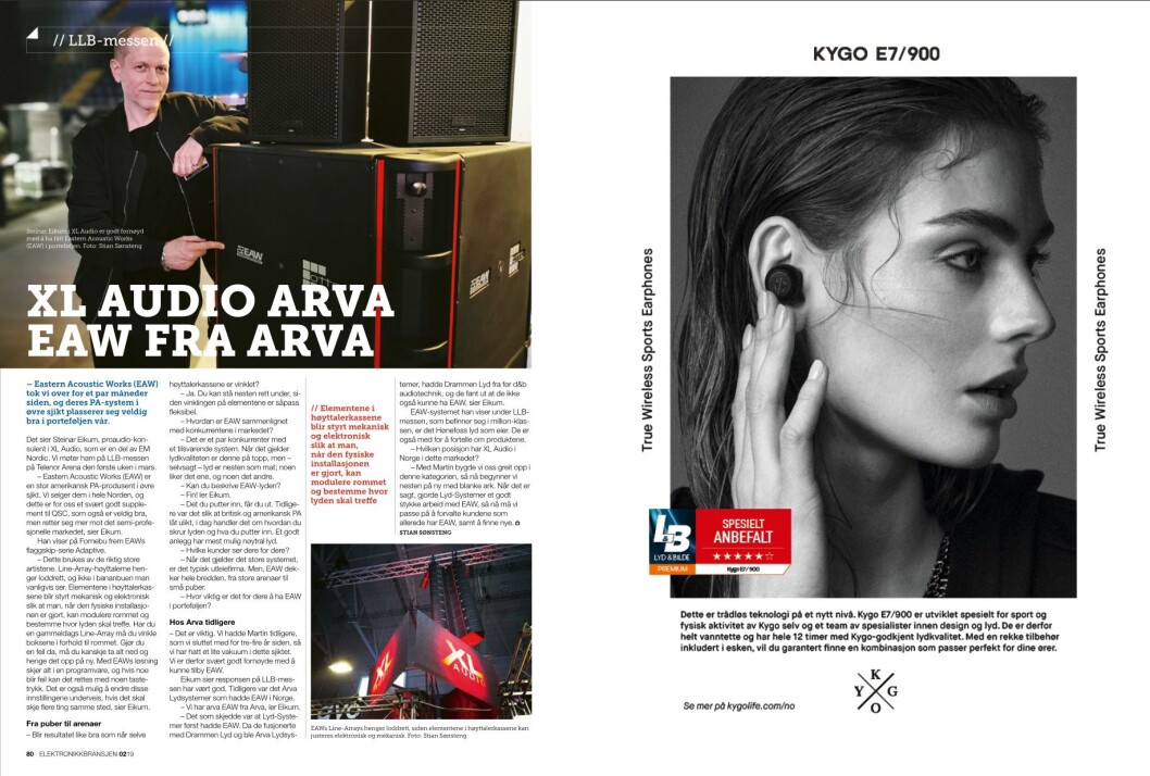 Artikkelen ble første gang publisert i papirutgaven av fagbladet Elektronikkbransjen nr. 2/2019, som ble distribuert 10. april. <a href="http://www.mypaper.se/html5/customer/248/12428/?page=80" target="_blank" rel="noopener">Her kan du lese artikkelen</a> og bla gjennom digitalutgaven av bladet. Du kan lese alle utgaver av bladet digitalt, fra og med nr. 1/1937, på <a href="https://www.elektronikkbransjen.no/historiskarkiv" target="_blank" rel="noopener">elektronikkbransjen.no/historiskarkiv</a>. Artikkelen ble første gang publisert i papirutgaven av fagbladet Elektronikkbransjen nr. 2/2019, som ble distribuert 10. april. <a href="http://www.mypaper.se/html5/customer/248/12428/?page=80" target="_blank" rel="noopener">Her kan du lese artikkelen</a> og bla gjennom digitalutgaven av bladet. Du kan lese alle utgaver av bladet digitalt, fra og med nr. 1/1937, på <a href="https://www.elektronikkbransjen.no/historiskarkiv" target="_blank" rel="noopener">elektronikkbransjen.no/historiskarkiv</a>.