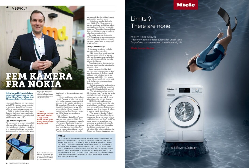 Artikkelen ble første gang publisert i papirutgaven av fagbladet Elektronikkbransjen nr. 2/2019, som ble distribuert 10. april. <a href="http://www.mypaper.se/html5/customer/248/12428/?page=40" target="_blank" rel="noopener">Her kan du lese artikkelen</a> og bla gjennom digitalutgaven av bladet. Du kan lese alle utgaver av bladet digitalt, fra og med nr. 1/1937, på <a href="https://www.elektronikkbransjen.no/historiskarkiv" target="_blank" rel="noopener">elektronikkbransjen.no/historiskarkiv</a>. Artikkelen ble første gang publisert i papirutgaven av fagbladet Elektronikkbransjen nr. 2/2019, som ble distribuert 10. april. <a href="http://www.mypaper.se/html5/customer/248/12428/?page=40" target="_blank" rel="noopener">Her kan du lese artikkelen</a> og bla gjennom digitalutgaven av bladet. Du kan lese alle utgaver av bladet digitalt, fra og med nr. 1/1937, på <a href="https://www.elektronikkbransjen.no/historiskarkiv" target="_blank" rel="noopener">elektronikkbransjen.no/historiskarkiv</a>.