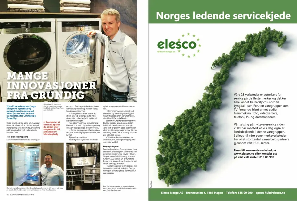 Artikkelen ble første gang publisert i papirutgaven av fagbladet Elektronikkbransjen nr. 3/2019, som ble distribuert 13. juni. Her kan du lese artikkelen og bla gjennom digitalutgaven av bladet. Du kan lese alle utgaver av bladet digitalt, fra og med nr. 1/1937, på elektronikkbransjen.no/historiskarkiv. Artikkelen ble første gang publisert i papirutgaven av fagbladet Elektronikkbransjen nr. 3/2019, som ble distribuert 13. juni. Her kan du lese artikkelen og bla gjennom digitalutgaven av bladet. Du kan lese alle utgaver av bladet digitalt, fra og med nr. 1/1937, på elektronikkbransjen.no/historiskarkiv.