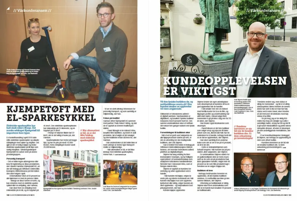 Artikkelen ble første gang publisert i papirutgaven av fagbladet Elektronikkbransjen nr. 4/2019, som ble distribuert 28. august. Her kan du lese artikkelen og bla gjennom digitalutgaven av bladet. Du kan lese alle utgaver av bladet digitalt, fra og med nr. 1/1937, på elektronikkbransjen.no/historiskarkiv. Artikkelen ble første gang publisert i papirutgaven av fagbladet Elektronikkbransjen nr. 4/2019, som ble distribuert 28. august. Her kan du lese artikkelen og bla gjennom digitalutgaven av bladet. Du kan lese alle utgaver av bladet digitalt, fra og med nr. 1/1937, på elektronikkbransjen.no/historiskarkiv.