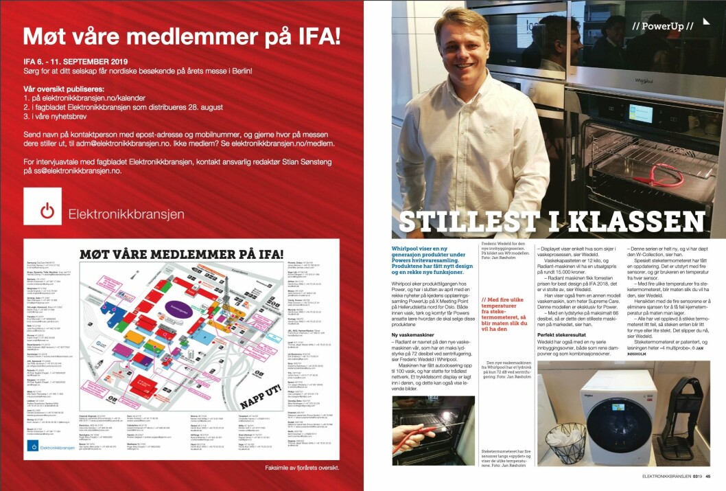 Artikkelen ble første gang publisert i papirutgaven av fagbladet Elektronikkbransjen nr. 3/2019, som ble distribuert 13. juni. <a href="http://www.mypaper.se/html5/customer/248/12536/?page=44" target="_blank" rel="noopener">Her kan du lese artikkelen</a> og bla gjennom digitalutgaven av bladet. Du kan lese alle utgaver av bladet digitalt, fra og med nr. 1/1937, på <a href="https://www.elektronikkbransjen.no/historiskarkiv" target="_blank" rel="noopener">elektronikkbransjen.no/historiskarkiv</a>. Artikkelen ble første gang publisert i papirutgaven av fagbladet Elektronikkbransjen nr. 3/2019, som ble distribuert 13. juni. <a href="http://www.mypaper.se/html5/customer/248/12536/?page=44" target="_blank" rel="noopener">Her kan du lese artikkelen</a> og bla gjennom digitalutgaven av bladet. Du kan lese alle utgaver av bladet digitalt, fra og med nr. 1/1937, på <a href="https://www.elektronikkbransjen.no/historiskarkiv" target="_blank" rel="noopener">elektronikkbransjen.no/historiskarkiv</a>.