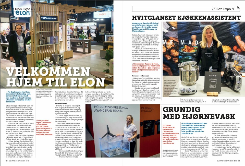 Artikkelen ble første gang publisert i papirutgaven av fagbladet Elektronikkbransjen nr. 3/2019, som ble distribuert 13. juni. Her kan du lese artikkelen og bla gjennom digitalutgaven av bladet. Du kan lese alle utgaver av bladet digitalt, fra og med nr. 1/1937, på elektronikkbransjen.no/historiskarkiv.