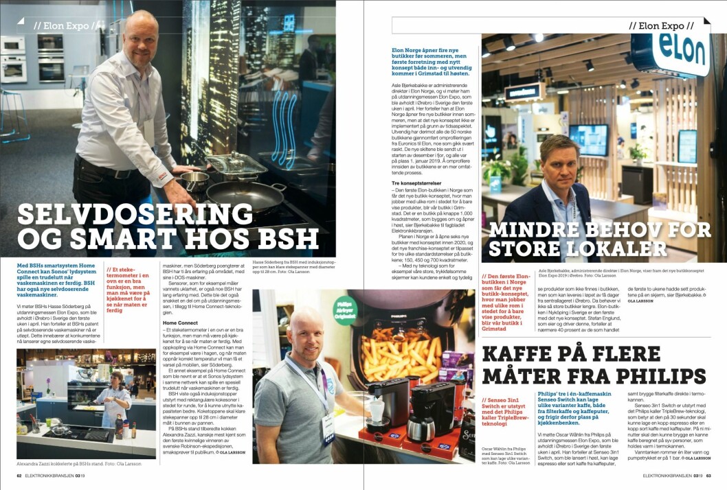 Artikkelen ble første gang publisert i papirutgaven av fagbladet Elektronikkbransjen nr. 3/2019, som ble distribuert 13. juni. <a href="http://www.mypaper.se/html5/customer/248/12536/?page=62" target="_blank" rel="noopener">Her kan du lese artikkelen</a> og bla gjennom digitalutgaven av bladet. Du kan lese alle utgaver av bladet digitalt, fra og med nr. 1/1937, på <a href="https://www.elektronikkbransjen.no/historiskarkiv" target="_blank" rel="noopener">elektronikkbransjen.no/historiskarkiv</a>. Artikkelen ble første gang publisert i papirutgaven av fagbladet Elektronikkbransjen nr. 3/2019, som ble distribuert 13. juni. <a href="http://www.mypaper.se/html5/customer/248/12536/?page=62" target="_blank" rel="noopener">Her kan du lese artikkelen</a> og bla gjennom digitalutgaven av bladet. Du kan lese alle utgaver av bladet digitalt, fra og med nr. 1/1937, på <a href="https://www.elektronikkbransjen.no/historiskarkiv" target="_blank" rel="noopener">elektronikkbransjen.no/historiskarkiv</a>.