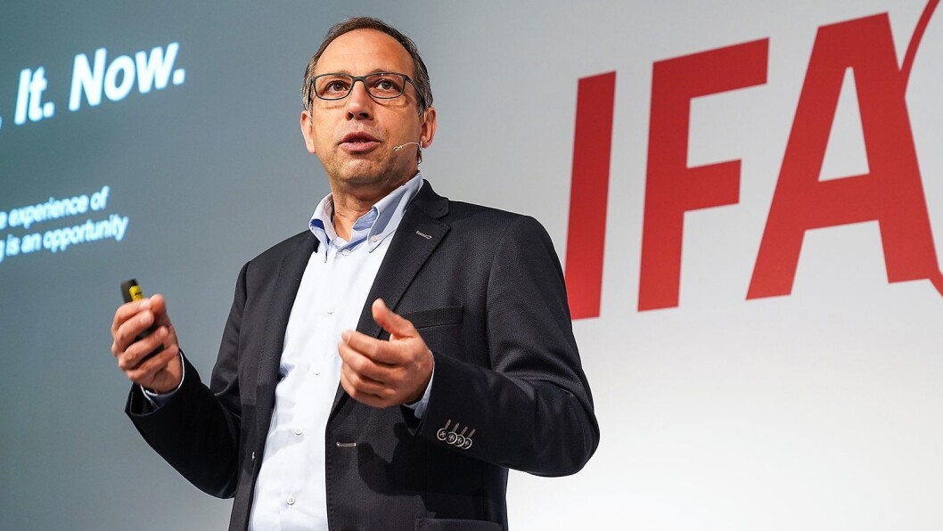 Visepresident Friedemann Stöckle i markedsanalyseselskapet GfK, med ansvar for salgsstøtte. Foto: IFA Visepresident Friedemann Stöckle i markedsanalyseselskapet GfK, med ansvar for salgsstøtte. Foto: IFA