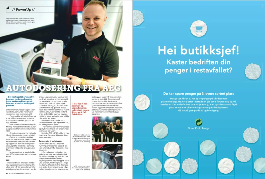 Artikkelen ble første gang publisert i papirutgaven av fagbladet Elektronikkbransjen nr. 3/2019, som ble distribuert 13. juni. <a href="http://www.mypaper.se/html5/customer/248/12536/?page=40" target="_blank" rel="noopener">Her kan du lese artikkelen</a> og bla gjennom digitalutgaven av bladet. Du kan lese alle utgaver av bladet digitalt, fra og med nr. 1/1937, på <a href="https://www.elektronikkbransjen.no/historiskarkiv" target="_blank" rel="noopener">elektronikkbransjen.no/historiskarkiv</a>. Artikkelen ble første gang publisert i papirutgaven av fagbladet Elektronikkbransjen nr. 3/2019, som ble distribuert 13. juni. <a href="http://www.mypaper.se/html5/customer/248/12536/?page=40" target="_blank" rel="noopener">Her kan du lese artikkelen</a> og bla gjennom digitalutgaven av bladet. Du kan lese alle utgaver av bladet digitalt, fra og med nr. 1/1937, på <a href="https://www.elektronikkbransjen.no/historiskarkiv" target="_blank" rel="noopener">elektronikkbransjen.no/historiskarkiv</a>.