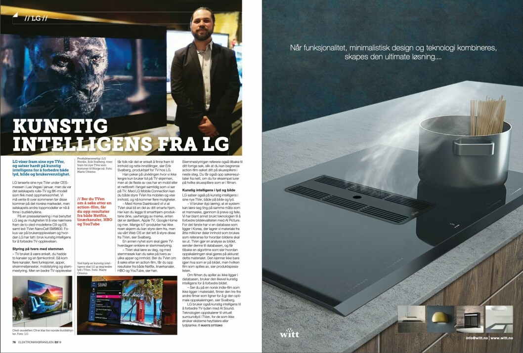Artikkelen ble første gang publisert i papirutgaven av fagbladet Elektronikkbransjen nr. 3/2019, som ble distribuert 13. juni. <a href="http://www.mypaper.se/html5/customer/248/12536/?page=76" target="_blank" rel="noopener">Her kan du lese artikkelen</a> og bla gjennom digitalutgaven av bladet. Du kan lese alle utgaver av bladet digitalt, fra og med nr. 1/1937, på <a href="https://www.elektronikkbransjen.no/historiskarkiv" target="_blank" rel="noopener">elektronikkbransjen.no/historiskarkiv</a>. Artikkelen ble første gang publisert i papirutgaven av fagbladet Elektronikkbransjen nr. 3/2019, som ble distribuert 13. juni. <a href="http://www.mypaper.se/html5/customer/248/12536/?page=76" target="_blank" rel="noopener">Her kan du lese artikkelen</a> og bla gjennom digitalutgaven av bladet. Du kan lese alle utgaver av bladet digitalt, fra og med nr. 1/1937, på <a href="https://www.elektronikkbransjen.no/historiskarkiv" target="_blank" rel="noopener">elektronikkbransjen.no/historiskarkiv</a>.