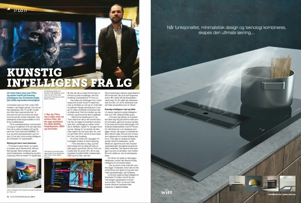 Artikkelen ble første gang publisert i papirutgaven av fagbladet Elektronikkbransjen nr. 3/2019, som ble distribuert 13. juni. Her kan du lese artikkelen og bla gjennom digitalutgaven av bladet. Du kan lese alle utgaver av bladet digitalt, fra og med nr. 1/1937, på elektronikkbransjen.no/historiskarkiv. Artikkelen ble første gang publisert i papirutgaven av fagbladet Elektronikkbransjen nr. 3/2019, som ble distribuert 13. juni. Her kan du lese artikkelen og bla gjennom digitalutgaven av bladet. Du kan lese alle utgaver av bladet digitalt, fra og med nr. 1/1937, på elektronikkbransjen.no/historiskarkiv.