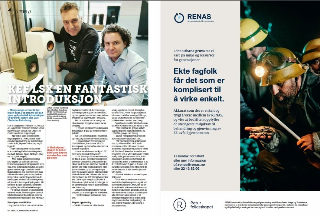 Artikkelen ble første gang publisert i papirutgaven av fagbladet Elektronikkbransjen nr. 4/2019, som ble distribuert 28. august. <a href="http://www.mypaper.se/html5/customer/248/12568/?page=44" target="_blank" rel="noopener">Her kan du lese artikkelen</a> og bla gjennom digitalutgaven av bladet. Du kan lese alle utgaver av bladet digitalt, fra og med nr. 1/1937, på <a href="https://www.elektronikkbransjen.no/historiskarkiv" target="_blank" rel="noopener">elektronikkbransjen.no/historiskarkiv</a>. Artikkelen ble første gang publisert i papirutgaven av fagbladet Elektronikkbransjen nr. 4/2019, som ble distribuert 28. august. <a href="http://www.mypaper.se/html5/customer/248/12568/?page=44" target="_blank" rel="noopener">Her kan du lese artikkelen</a> og bla gjennom digitalutgaven av bladet. Du kan lese alle utgaver av bladet digitalt, fra og med nr. 1/1937, på <a href="https://www.elektronikkbransjen.no/historiskarkiv" target="_blank" rel="noopener">elektronikkbransjen.no/historiskarkiv</a>.