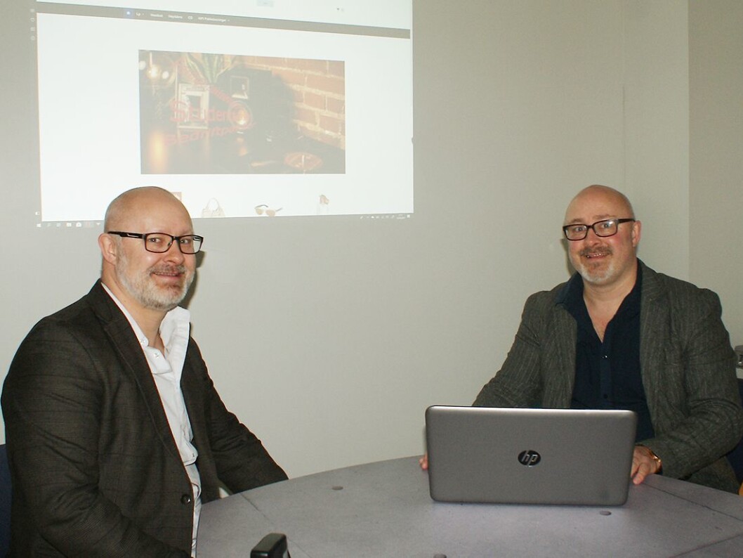 Daglig leder Christian Skou (t. v.) og markedssjef Joackim Schou Dahle i Yesda.no. Foto: Yesda.no. Daglig leder Christian Skou (t. v.) og markedssjef Joackim Schou Dahle i Yesda.no. Foto: Yesda.no.