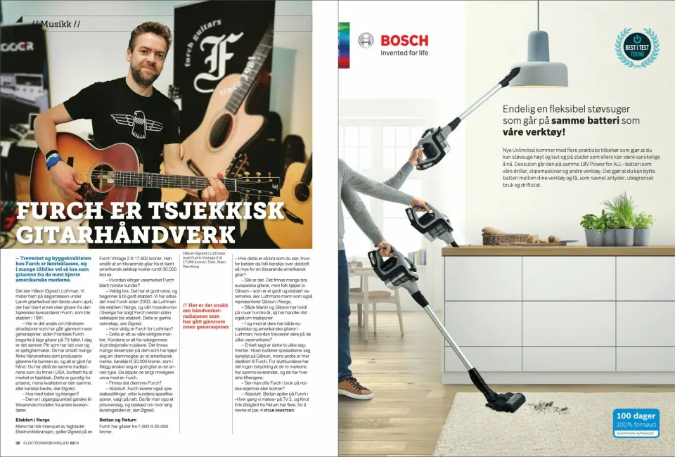 Artikkelen ble første gang publisert i papirutgaven av fagbladet Elektronikkbransjen nr. 3/2019, som ble distribuert 13. juni. Her kan du lese artikkelen og bla gjennom digitalutgaven av bladet. Du kan lese alle utgaver av bladet digitalt, fra og med nr. 1/1937, på elektronikkbransjen.no/historiskarkiv. Artikkelen ble første gang publisert i papirutgaven av fagbladet Elektronikkbransjen nr. 3/2019, som ble distribuert 13. juni. Her kan du lese artikkelen og bla gjennom digitalutgaven av bladet. Du kan lese alle utgaver av bladet digitalt, fra og med nr. 1/1937, på elektronikkbransjen.no/historiskarkiv.