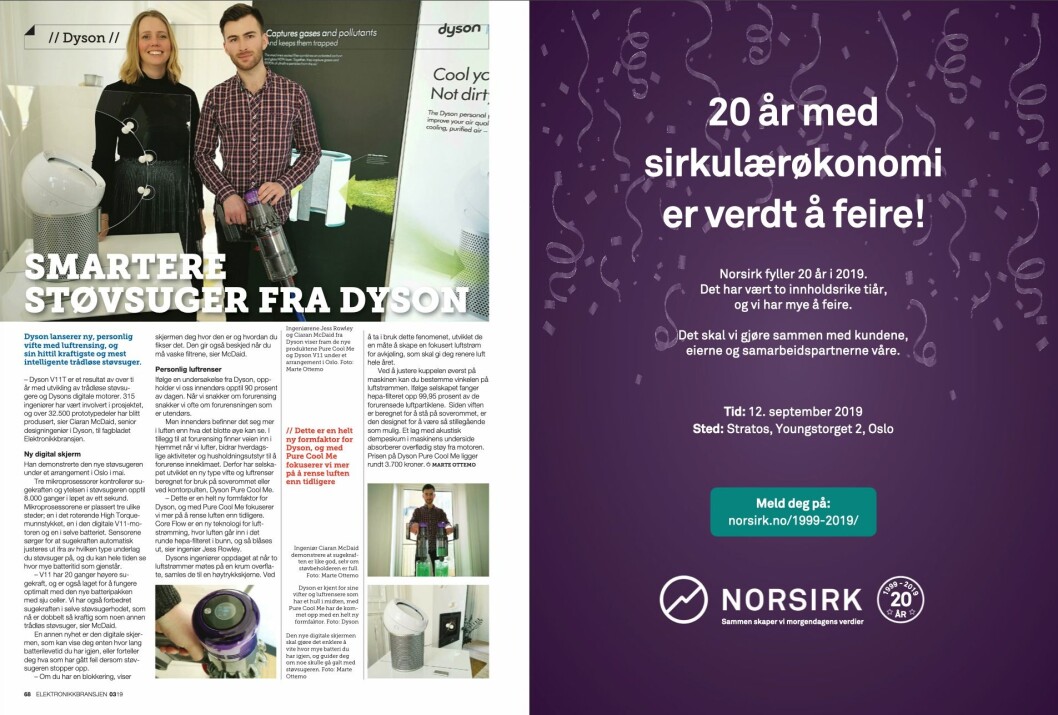 Artikkelen ble første gang publisert i papirutgaven av fagbladet Elektronikkbransjen nr. 3/2019, som ble distribuert 13. juni. <a href="http://www.mypaper.se/html5/customer/248/12536/?page=68" target="_blank" rel="noopener">Her kan du lese artikkelen</a> og bla gjennom digitalutgaven av bladet. Du kan lese alle utgaver av bladet digitalt, fra og med nr. 1/1937, på <a href="https://www.elektronikkbransjen.no/historiskarkiv" target="_blank" rel="noopener">elektronikkbransjen.no/historiskarkiv</a>. Artikkelen ble første gang publisert i papirutgaven av fagbladet Elektronikkbransjen nr. 3/2019, som ble distribuert 13. juni. <a href="http://www.mypaper.se/html5/customer/248/12536/?page=68" target="_blank" rel="noopener">Her kan du lese artikkelen</a> og bla gjennom digitalutgaven av bladet. Du kan lese alle utgaver av bladet digitalt, fra og med nr. 1/1937, på <a href="https://www.elektronikkbransjen.no/historiskarkiv" target="_blank" rel="noopener">elektronikkbransjen.no/historiskarkiv</a>.