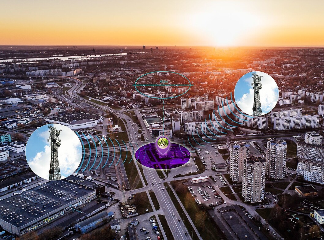 Hvis enheten ikke har kontakt med GPS eller wifi, brukes mobilnettet (LBS) til å lokalisere Tail its enheter. Foto: Tail it. Hvis enheten ikke har kontakt med GPS eller wifi, brukes mobilnettet (LBS) til å lokalisere Tail its enheter. Foto: Tail it.