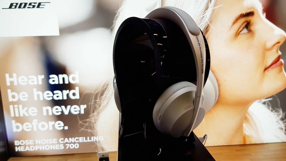 Bose Noise Canselling Headphones 700 er siste nyhet fra den amerikanske produsenten. Foto: Jan Røsholm